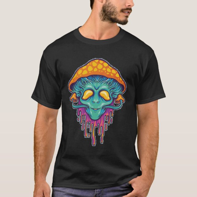 Mjuk svamp psychedelic2240png2240 t shirt (Framsida)