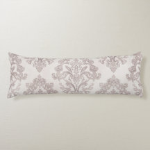 Mjuk Taupe Damask Vattenfärg Klassisk Blommig
