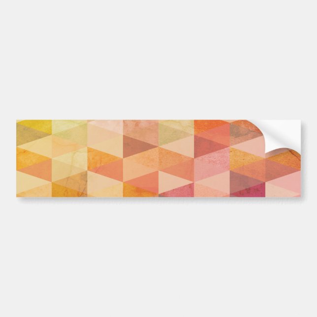 Mjuk triangel Geometric Mönster Bildekal (Framsidan)