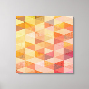 Mjuk triangel Geometric Mönster Canvastryck