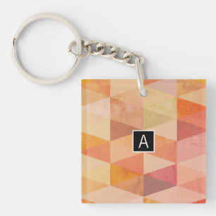 Mjuk triangel Geometric Mönster Monogrammet