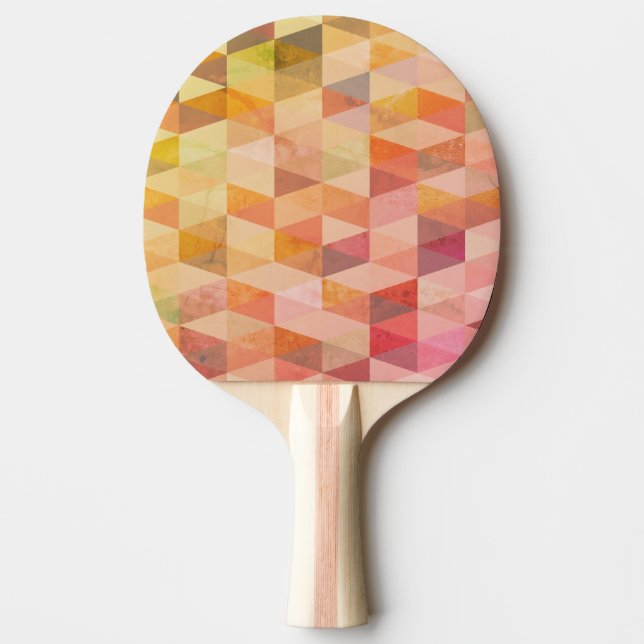 Mjuk triangel Geometric Mönster Pingisracket (Framsidan)