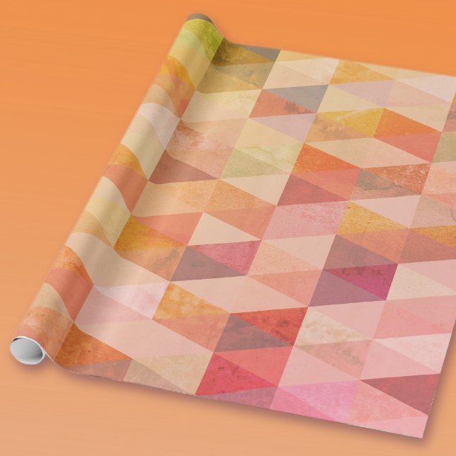 Mjuk triangel Geometric Mönster Presentpapper (Skapare uppladdad)