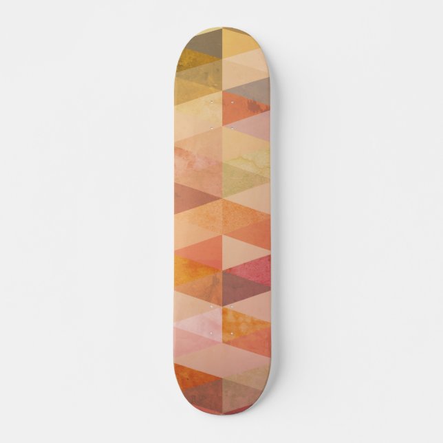 Mjuk triangel Geometric Mönster Skateboard Bräda 19,5 Cm (Framsida)