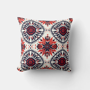 Mjuk uppsluss av "Cosmic Interlock" Plush Throw Cu Kudde