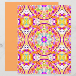 Mjuk Vår Pastels Tie Dye Mönster