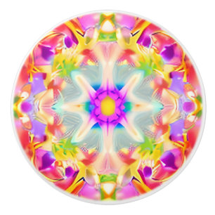 Mjuk Vår Pastels Tie Dye Mönster Knopp