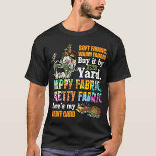 Mjuk varm Fabric köper den av Yard quiltin T Shirt