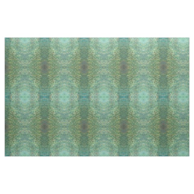 Mjuk vattenfärg slösar & görar grön tyg vid gården (Fat Quarter)