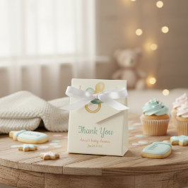 Mjuk vattenfärgad babyskiss presentaskar