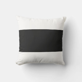 Mjuk vit och tonad pastell stapel design kudde