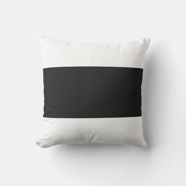 Mjuk vit och tonad pastell stapel design kudde (Framsida)