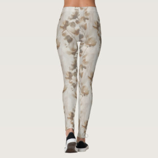 Mjuka Abstrakt Blomblad — Lugn & Premium Leggings