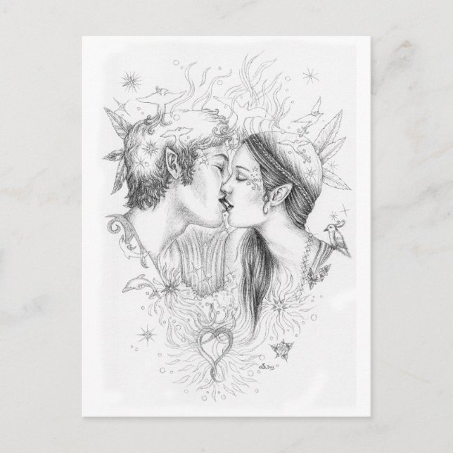 Mjuka återseenden vykort (Framsida)