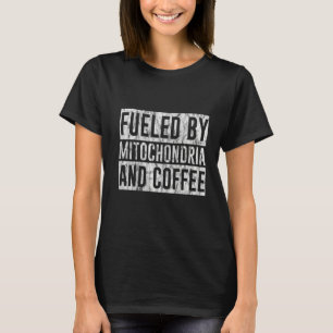 Mjuka av mitokondria och kaffe t shirt