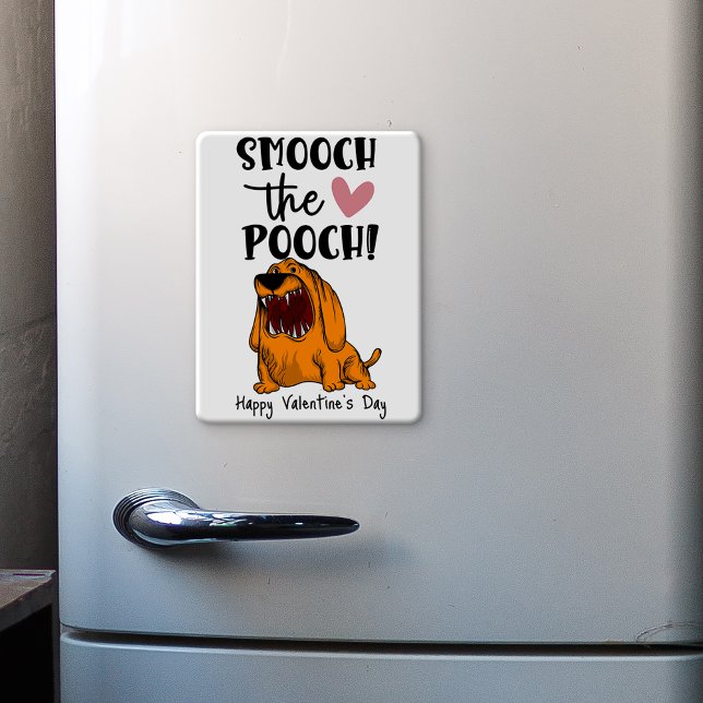 Mjuka av pooch Valentine från hund-kylen Magnet (Skapare uppladdad)