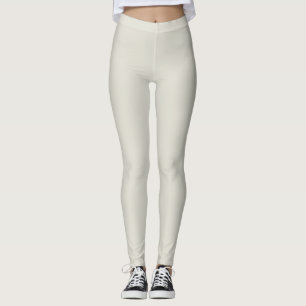 Mjuka Beige Boho Leggings