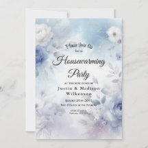 Mjuka blå Blommar och Lavender Mist