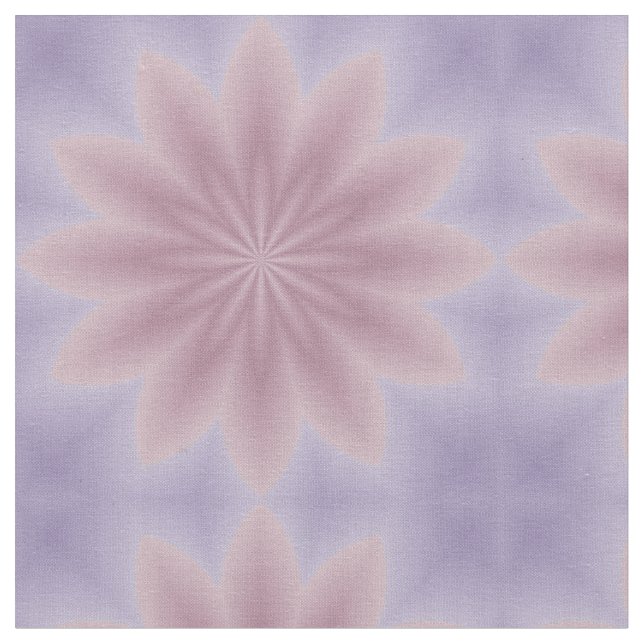 Mjuka blå och Rosa Mönster Fabric Tyg (Närbild)