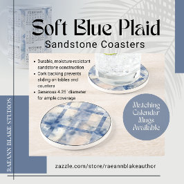 Mjuka, blå, runda sandsten Underlägg