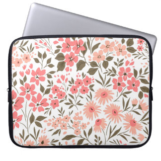 Mjuka Blommiga Drömmar Laptop Fodral