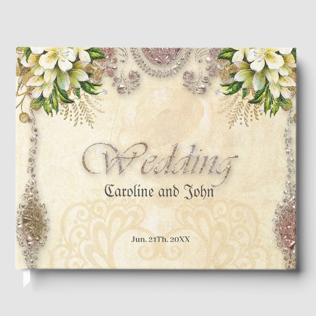 Mjuka blommor gästböcker (Framsida)