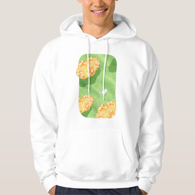 mjuka brödmoln hoodie (Framsida)