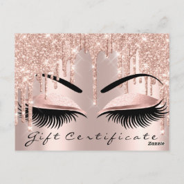 Mjuka certifikatsnedstreck, Öga Makeup Artist Brow Vykort