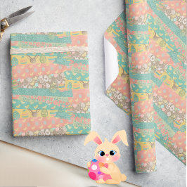 Mjuka Chickar för Vår Påsk Färg Cute Gult Presentpapper