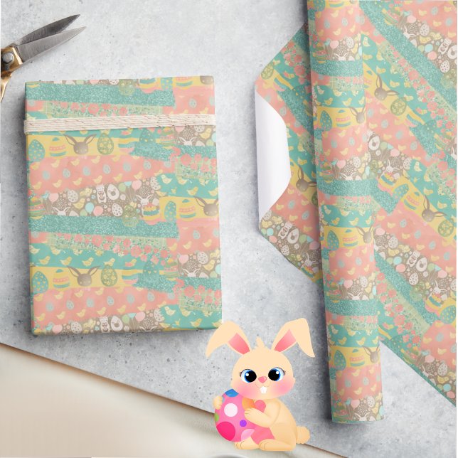 Mjuka Chickar för Vår Påsk Färg Cute Gult Presentpapper (Skapare uppladdad)