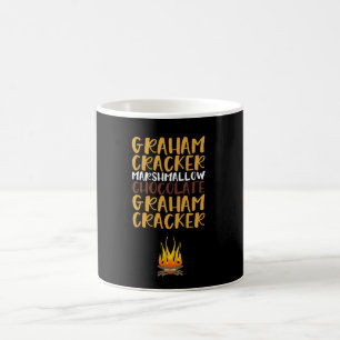 Mjuka choklad, marmallow och Graham Crackers Kaffemugg