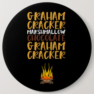 Mjuka choklad, marmallow och Graham Crackers Knapp