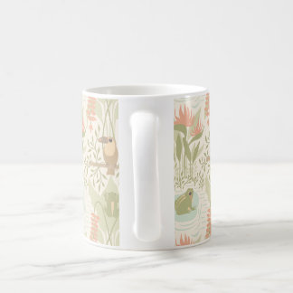 Mjuka djungelgrodor & fåglar kaffemugg