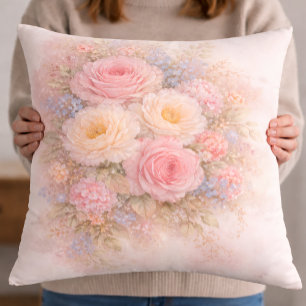 Mjuka drömmar om blomning kudde