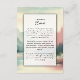 Mjuka ekon från bergen tilläggskort