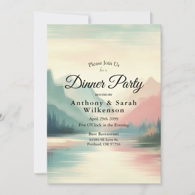 Mjuka ekosystem i bergen inbjudningar (Framsida)