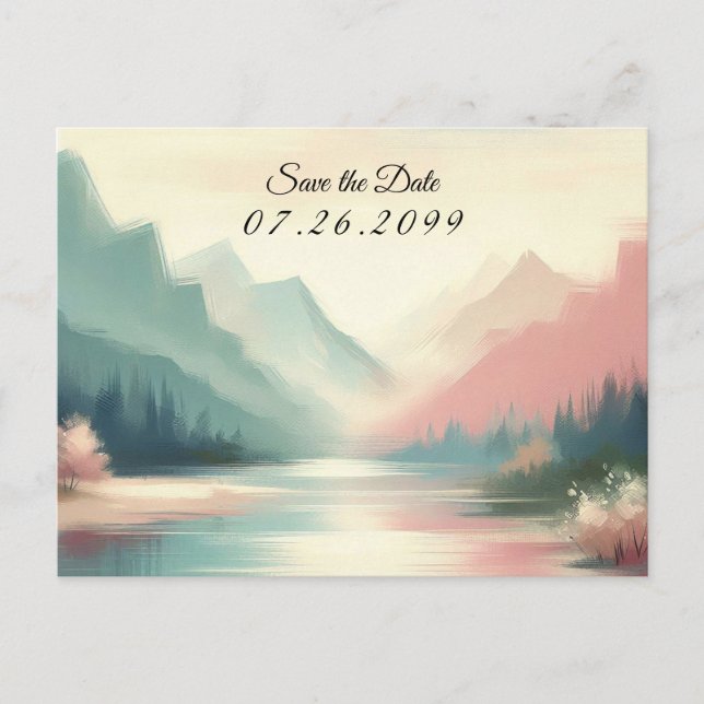 Mjuka ekosystem i bergen meddelande vykort (Framsida)