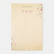 Mjuka Färg enkla blommor | ditt namn |