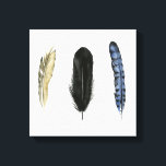 Mjuka fjädrar I Canvastryck<br><div class="desc">Njut av den nya vattenfärgskonstruktionen för kreativ på en produkt eller på ett konstgjort biet för att förbättra och utöka världen runt. Konstnär: Grace Popp</div>