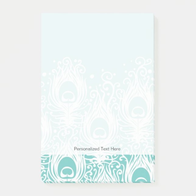 Mjuka fjädrar post-it block (Framsida)