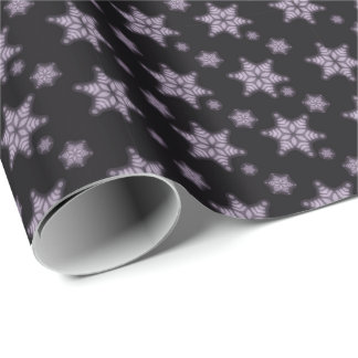 Mjuka Fokus Snöflingor Presentpapper
