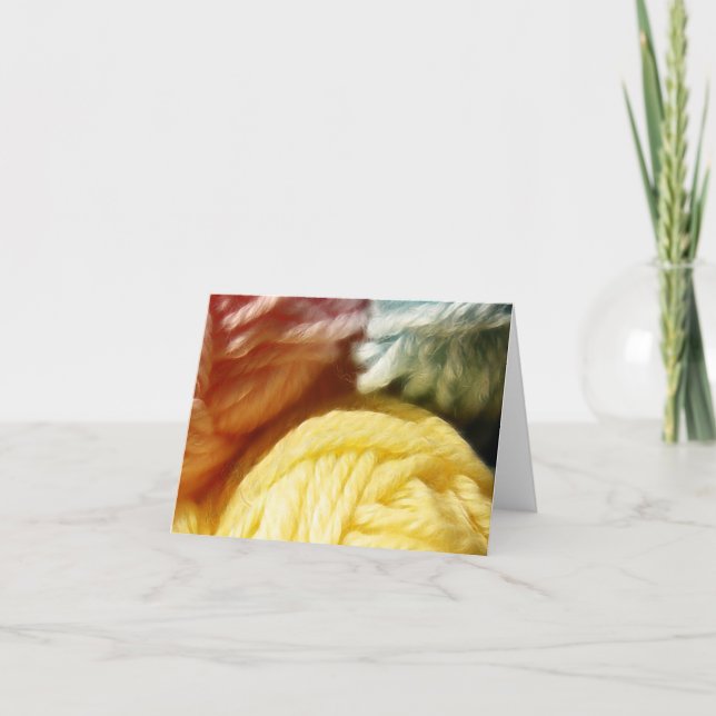 Mjuka garnkort - Anpassningsbar 3 Kort (Framsida)