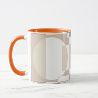 Mjuka Geometriska Block – Enkla och Slick Mugg