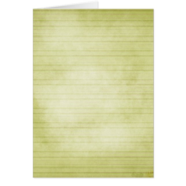 Mjuka gröntrandar hälsningskort (Framsidan)