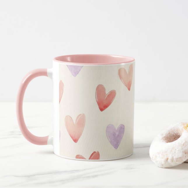 Mjuka hjärtan Mugg (Med munk)