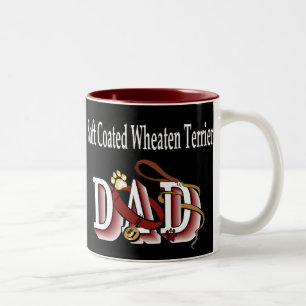 Mjuka Jackat Pappa-gåvor från Wheaten Terrier Två-Tonad Mugg