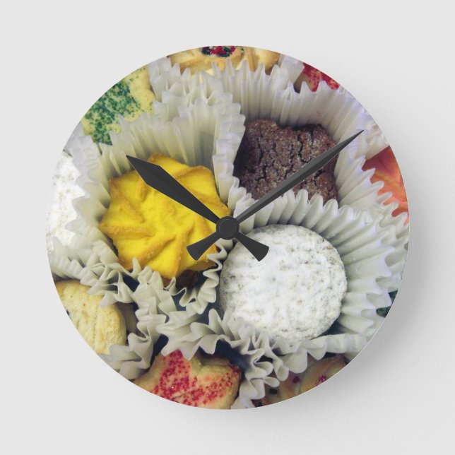 Mjuka kakor rund klocka (Framsida)