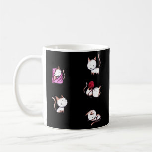 Mjuka Kattunge Warm Kattunge lilla Boll vid Päls L Kaffemugg