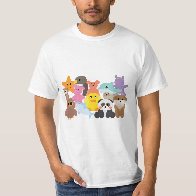 Mjuka leksaker  t shirt (Framsida)