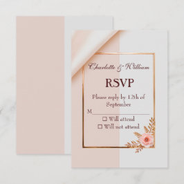 Mjuka lila- och grått-effekter med blommor OSA kort